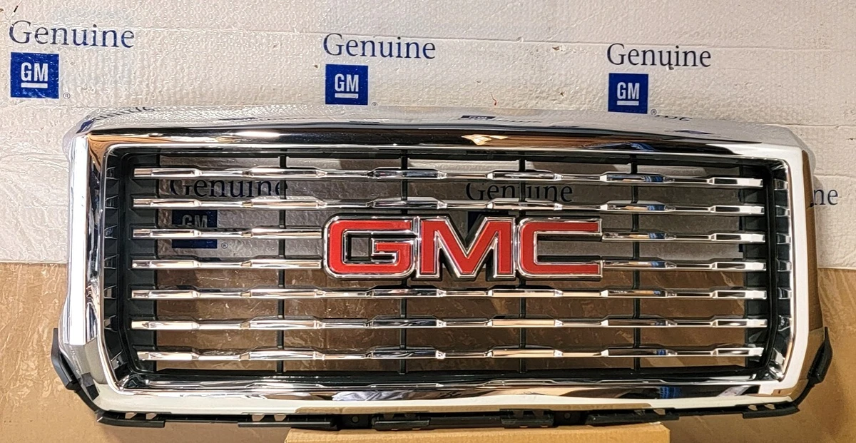 2014 - 2015 GMC Sierra 1500 Accessorie Grille- GM OEM CHROME | eBay