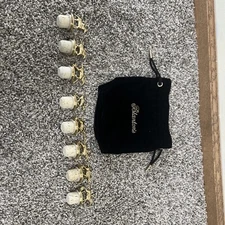 Blanton’s GOLD Stoppers 8 Complete Set  Genuine Limited Edition Blantons w/ Bag