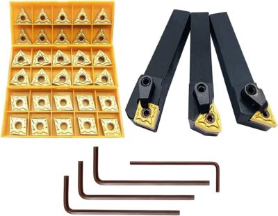 33PCS Indexable Carbide Lathe Turning Tool Insert Holder MTJNR + MWLNR + MCLNR