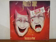 MOTLEY CRUE THEATRE OF PAIN SEALED 1985 WITH HYPE STICKER LP VINYL ALBUM