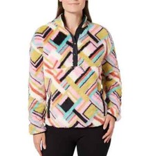 Hurley Women's Soft Midweight Snap Plush Pullover Size Large