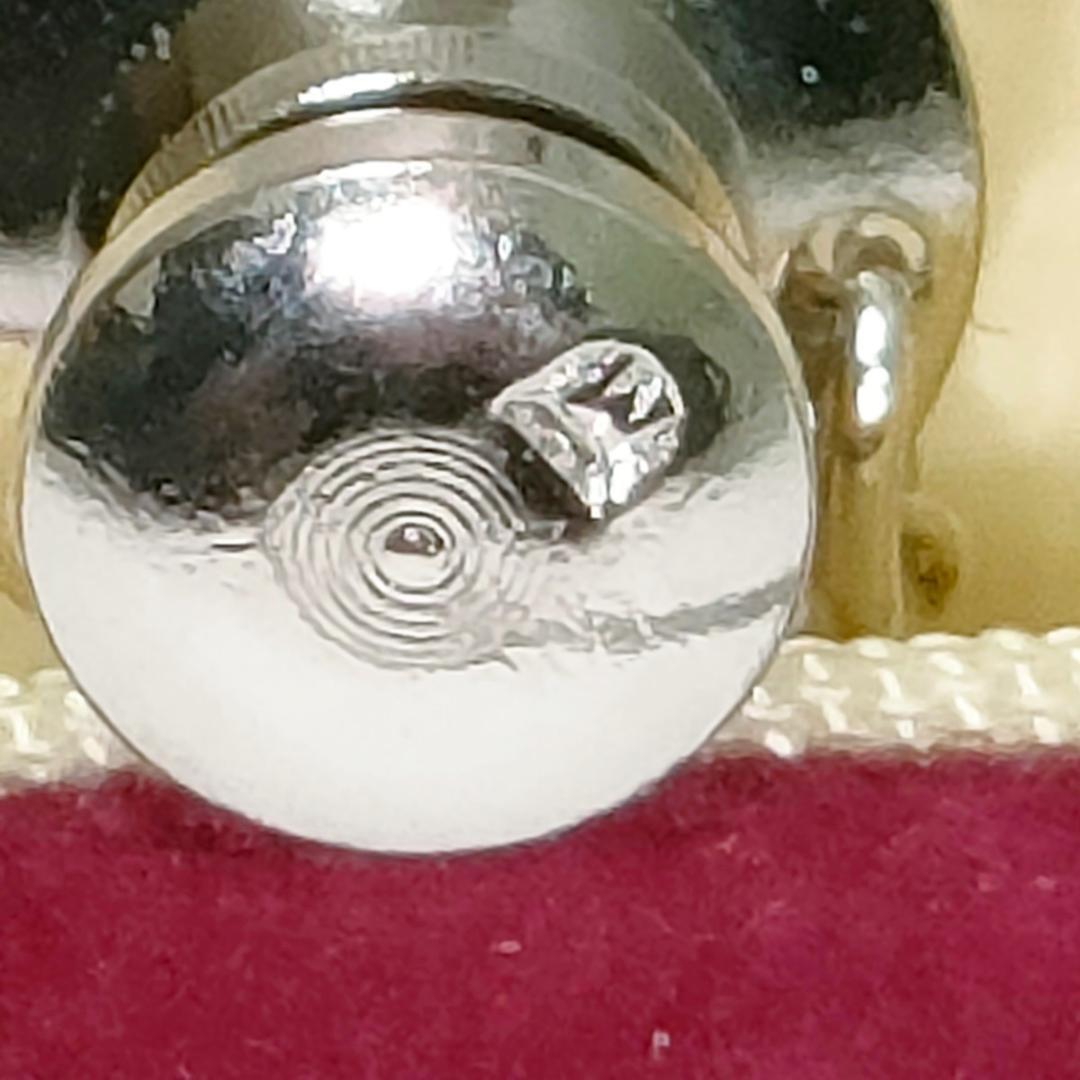Kiwami Mikimoto Single Pearl Cufflinks Tie Pin - image 9