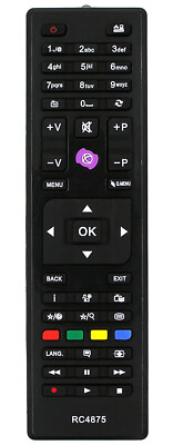 Ersatz Fernbedienung für Finlux Dual Kendo Hitachi TV RC4875 | RC-4875 