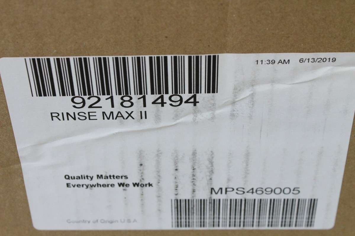 Ecolab 92181494 RINSE MAX II Vanguard Electronic Solid Rinse