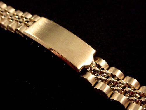 Bracelet de montre vintage pour femmes Speidel Jubilee 13 mm extrémités incurvées - Photo 1 sur 5