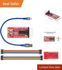 Mini USB to TTL Serial Converter Adapter, 3.3V/5.5V, FTDI Breakout Board for ...