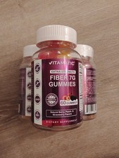 Vitamatic  3 pack Prebiotic Fiber Gummies for Adults - 7G Fiber  60 Gummies
