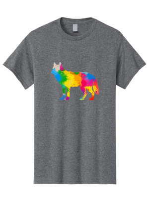 Wolf Mens Graphic Tee, 100% Cotton, Casual Summer Wear
