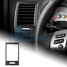 Center Side Air Outlet Stickers Trim For Scion Tc 2005-2010 Real Carbon Fiber