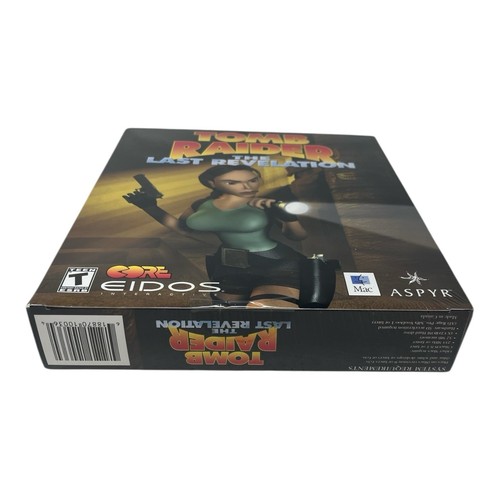 Tomb Raider The Last Revelation Big Box MAC Eidos Aspyr 2000 NEW & SEALED RARE - Picture 2 of 10