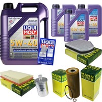 Mann Inspektionspaket 8L Liqui Moly 5W-40 FüR Mercedes C-Klasse W202