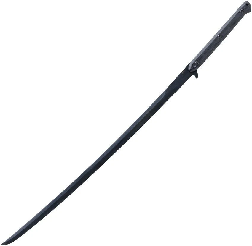 APOC Atrim Survival Odachi Sword 30″ 9260 Spring Steel Blade Black G10 Handle - Image 2 of 4