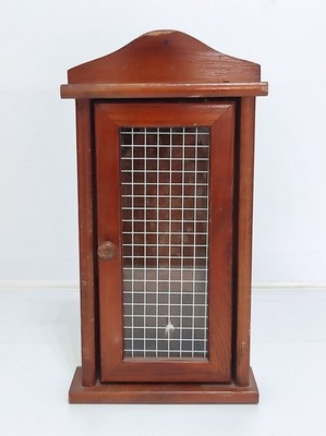 Schlüsselanhänger zum Aufhängen an der Wand Holzkiste 6-Sitzer mit Tür