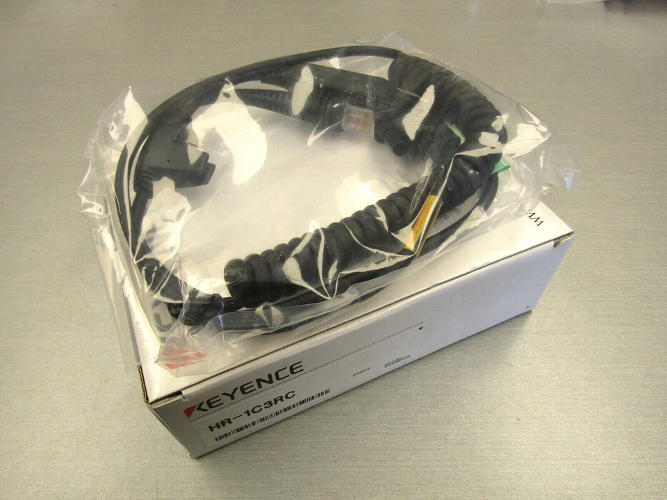 KEYENCE HR-1C3RC Hand Hold Barcode Scanner Cable RS-232 New - Image 2 of 4