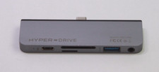 Used HyperDrive 6-in-1 Hub for iPad Pro (HD319B Gray) USB-C HDMI SD 3.5mm USB-A