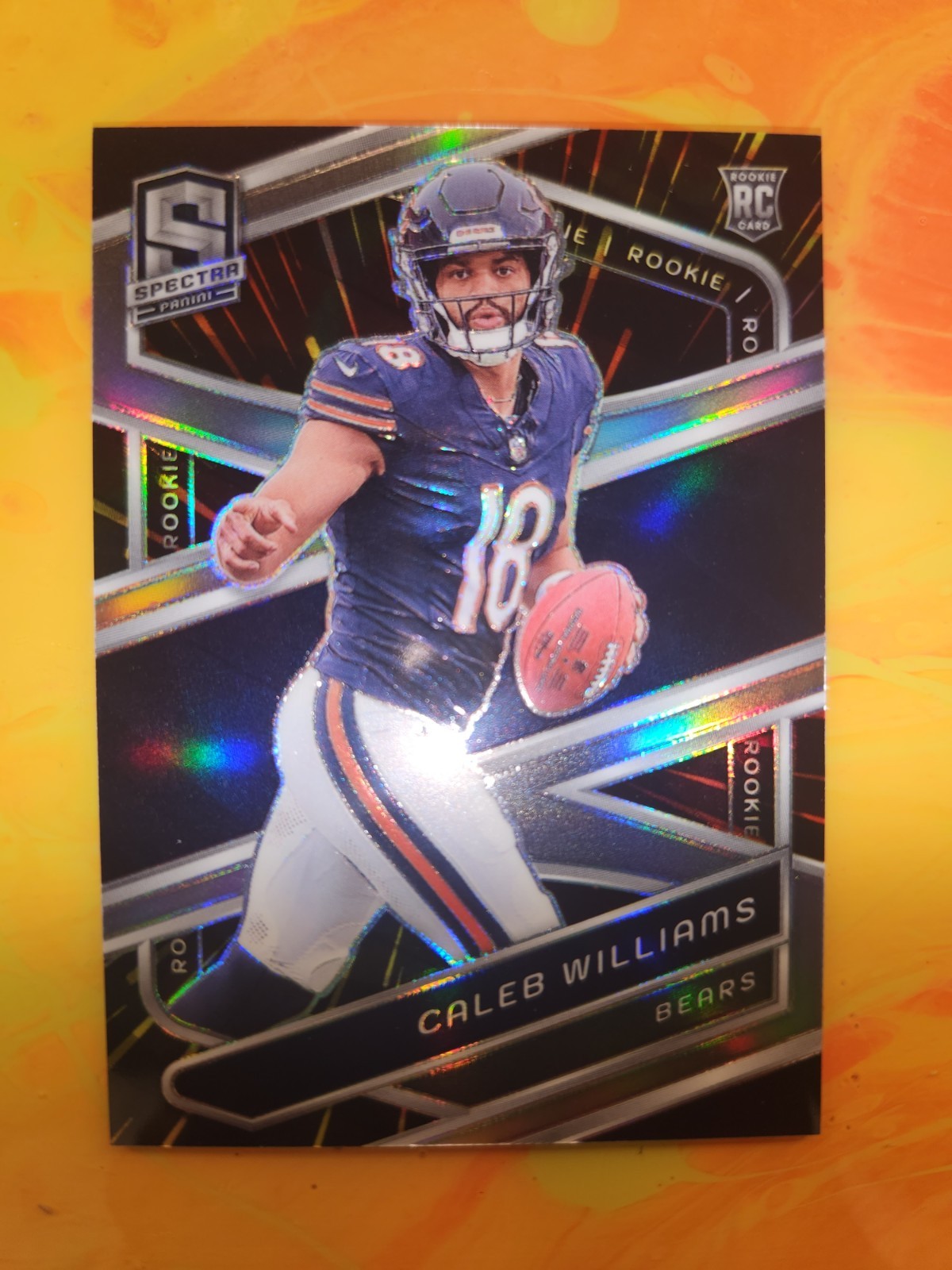 2024 Panini Spectra - Rookies Caleb Williams #111 Hyper Prizm /75 (RC)