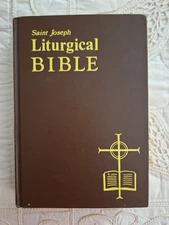 St Joseph Liturgical Bible New American Bible Text Catholic Book Pub HC 1972