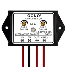 DC 4.5-30V 10A Dual Output Alternating Flasher Module 