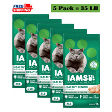 5 Pack, IAMS™ Proactive Health Senior Dry Cat Food - Healthy Aging, Chicken 7 LB 2.00 per pound
