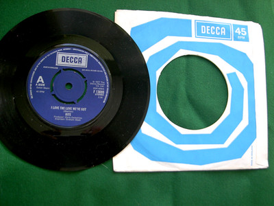 KITE - I LOVE THE LOVE WE'VE GOT.   7'' SINGLE.   (UNPLAYED ORIGINAL U.K. SINGLE)