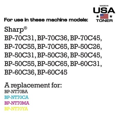 Toner for Sharp BP70C31/36/45/55/65,BP50C26/31/36/45/55/65,BP60C31/C36/45(Mag)