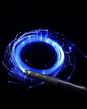 SZYICONG 6ft LED Fiber Optic Whip Dance, USB Rechargeable, 7 Colors, 4 Clear