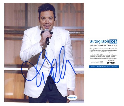 Jimmy Fallon "The Tonight Show" AUTOGRAPH Signed Autographed 8x10 Photo ACOA