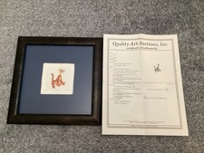 Sowa + Reiser Winnie The Pooh Tigger Limited Edition Etching /500 Framed Art