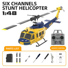 C032 UH-1 Brushless RTF RC Hubschrauber 6-Achsen Gyro Optical Flow 3D Flip