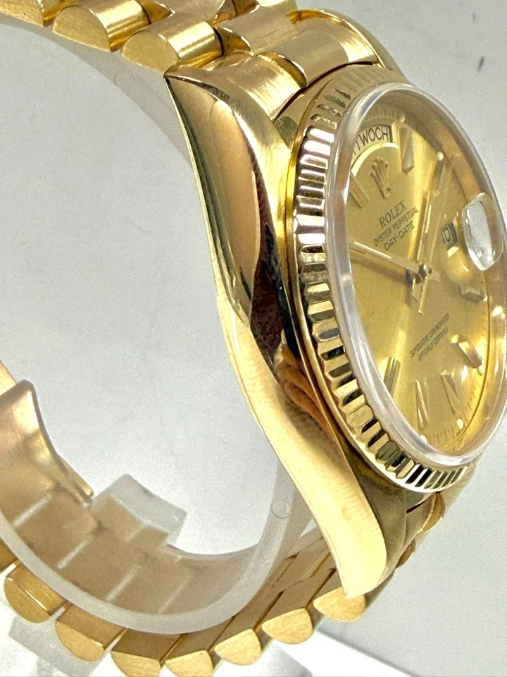 Rolex Day-Date Automatik Uhr 18K Gelbgold President 1981 Ref. 18038 135g - Bild 3 von 4