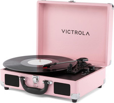 Journey II 2025 Model   Bluetooth Suitcase Record Player   Built-In Stereo Spe