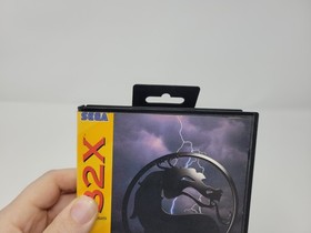 Mortal Kombat II (SEGA Genesis 32X) Authentic Cart W/ Box Cutout & Manual Case