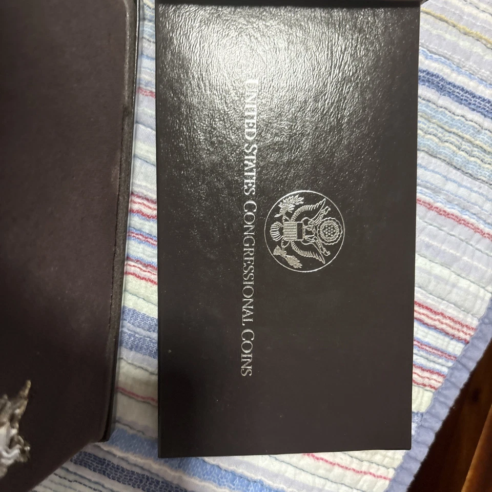 1989 S United States Congressional 2-Coin Commemorative Proof Set OGP & COA - Image 2 of 3