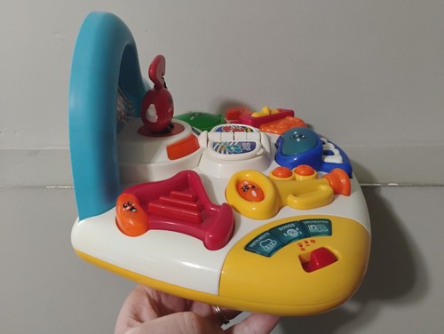 HTF Vintage Chicco Musical Sing N Learn Orchestra Instrument Toy WORKS - Picture 10 of 13