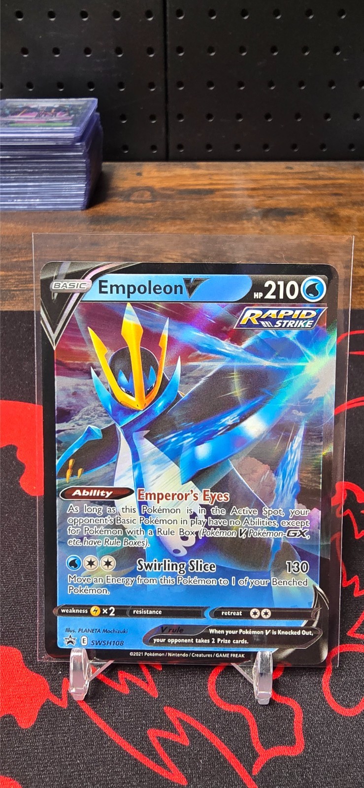 Pokemon 2021 Empoleon V SWSH108 NM