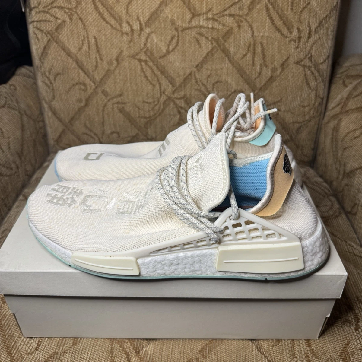 Adidas NMD_R1 Primeknit Chalk White for sale | eBay
