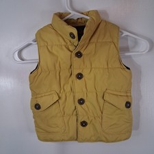 Oshkosh B'Gosh Unisex Yellow Puffer Jacket Size 18M