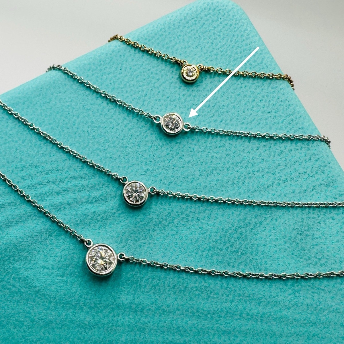 Tiffany & Co. .15 Diamonds by the Yard Bracelet in Platinum 6