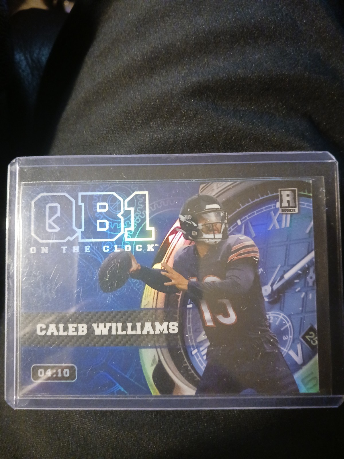 2023 Caleb Williams 4/10 Rookie Card Blue Parrallel