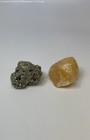 Loose Pyrite & Orange Calcite Gemstones 143.5g — photo 1