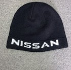 Vintage Nissan Beanie Car Shift fun Spell Out Black Knit Cap Men’s Hat Promo — photo 2