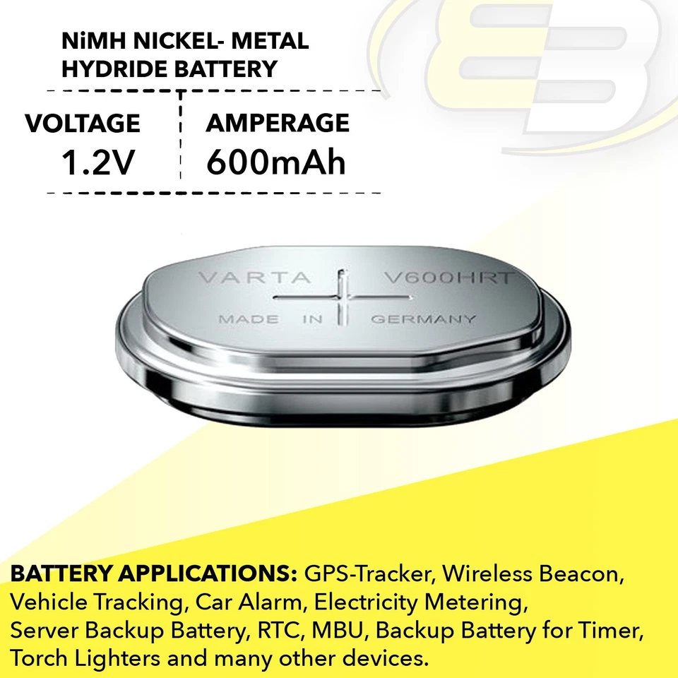 Batería de 1,2 V para linterna lámpara en Jeep, Dodge Chrysler Town & Country 5183454AA Foto 3 de 4