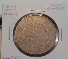 Medaglia Dennis Swanberg Fede Amici di Famiglia