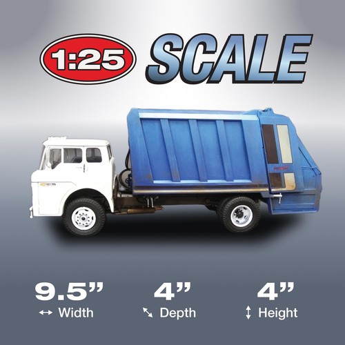 Kit modellino camion spazzatura AMT Ford C-600 Gar Wood Load Packer scala 1:25 - Foto 4 di 5