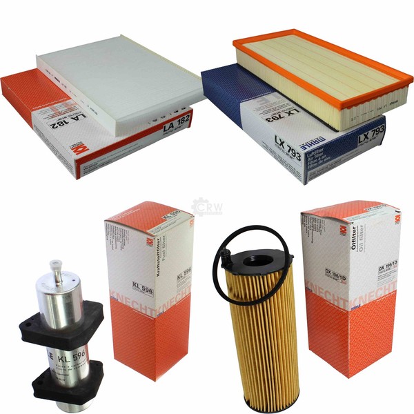 Mahle Kraftstofffilter KL 596 Innenraum LA 182 Luft LX 793 ÖLfilter OX 196/1D-image