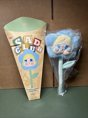 POP MART CRYBABY Sad Club Plush Flower- Sky Blue | eBay