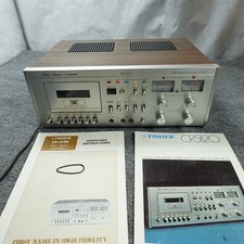 Fisher CR 5120 Studio Standard Cassette Deck Powers On Needs Belts Repair Japan