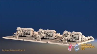 British Commandos Smock Brengun Prone Firing - 3D Printed for Histotical