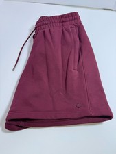 NEW Mens Adidas ORIGINALS Essential Terry Fleece Sweat Shorts Maroon Size M