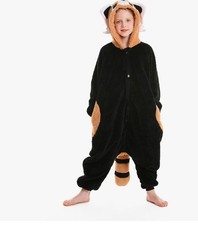 Animal Raccoon One Piece Kids Sleepsuit Costume Pajamas 6 - 7